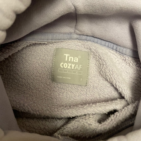 TNA COZY FLEECE BOYFRIEND HOODIE - Picture 6 of 7